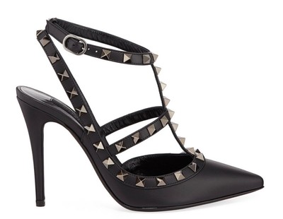 valentino rockstud noir pump
