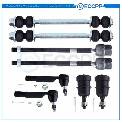 8PCS Front Lower Ball Joints Tie Rods Sway Bars Kit For 19821993 Ford