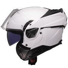 LS2 FF910 ADVANT II MODULAR FLIP FRONT FULL FACE MOTORCYCLE HELMET GLOSS WHITE