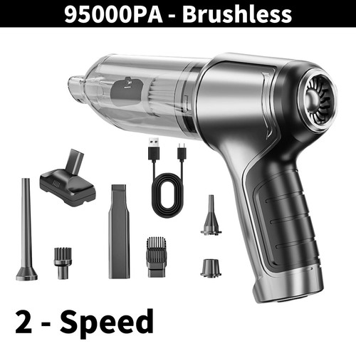 95000PA Wireless Car Vacuum Cleaner Handheld Vaccum Mini Power Suction Dust Blow - Picture 19 of 21