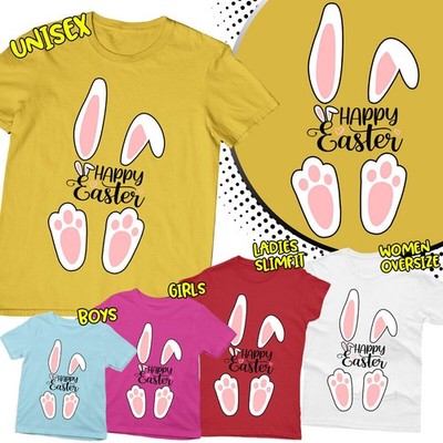 Happy Easter Day Baskets Full Of Joy Festival Family Matching T-Shirt #V#ED12