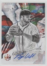 2019 Panini Diamond Kings DK Signatures Holo Silver 15/99 Bryse Wilson Auto 1be