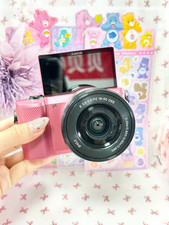 Sony Alpha a5000 Mirrorless Digital Camera w/16-50mm Lens Pink -English 90 New