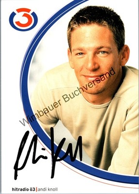 Original autograph Andi Knoll ö3 // autograph autograph signed signed 266223