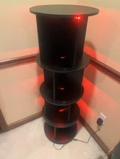 Rotating Bookshelf Tower 360°