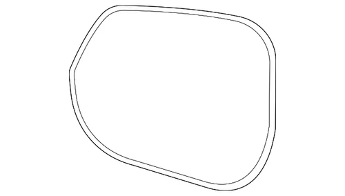 Genuine Ford Mirror Glass LC5Z17K707A