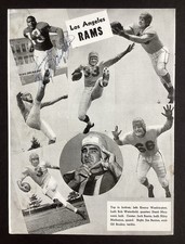 Kenny Washington Signed Photo Yearbook Page LA Rams 1946 Football Autograph JSA