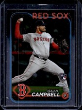 2024 Topps Chrome Isaiah Campbell RC Rookie #76 Red Sox