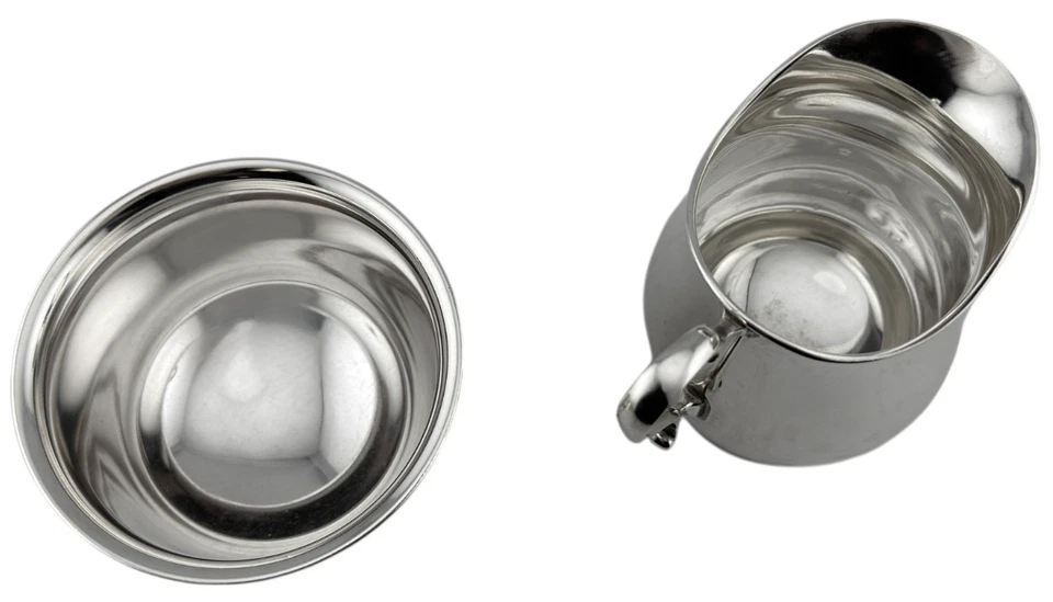 Jarra y cuenco pequeño Towle de plata de ley Foto 3 de 4