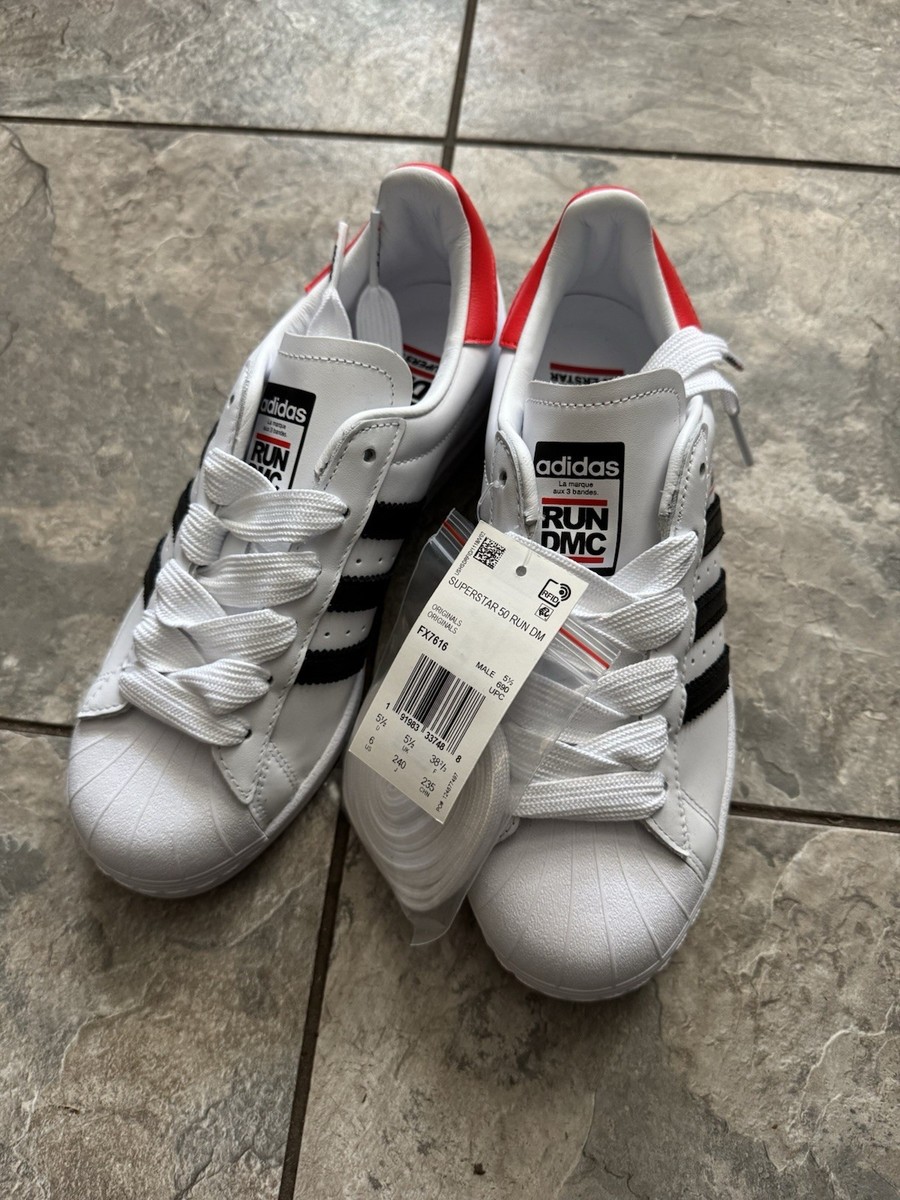 Adidas Superstar Run DMC 50th Anniversary Women's Sneakers Shoes Size 6 US  New | eBay