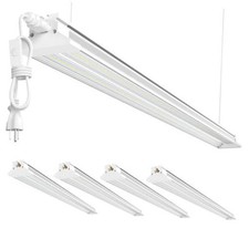 Upgrade Super Bright Hanging Surface Mount 4 10000lm 5000k 4ft-w-60w-4pack