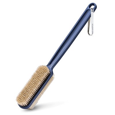 Back Scrubber for Shower, Long Handle Body Brush, Dual~Sided, 15.75 in Blue