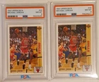 Upper Deck Michael Jordan 2 card Lot PSA 8 #44 1991 Chicago Bulls NBA Basketball