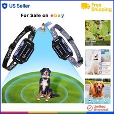 GPS Wireless Dog Fence System 2 Pack Rechargeable Waterproof Pet Containment