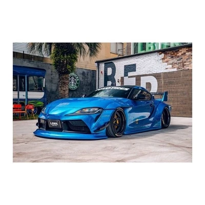 SOLIDO 1815503 TOYOTA GR SUPRA LIBERTY WALK BODY KIT BLUE METALLIC 2025 1/18 - Photo 1/2