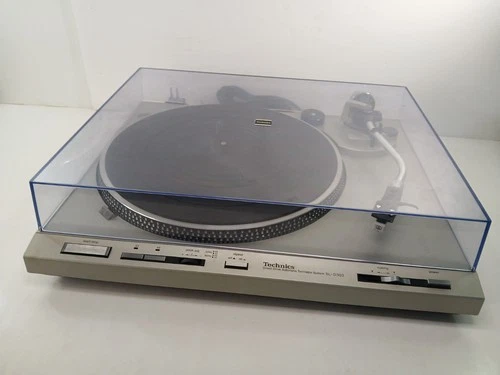 Technics SL-D303 Automatic Turntable - Working  *Video* - Read