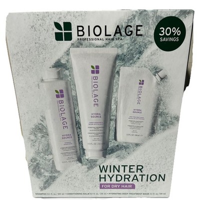 New Biolage Hydra Source Winter Hydration Holiday Kit