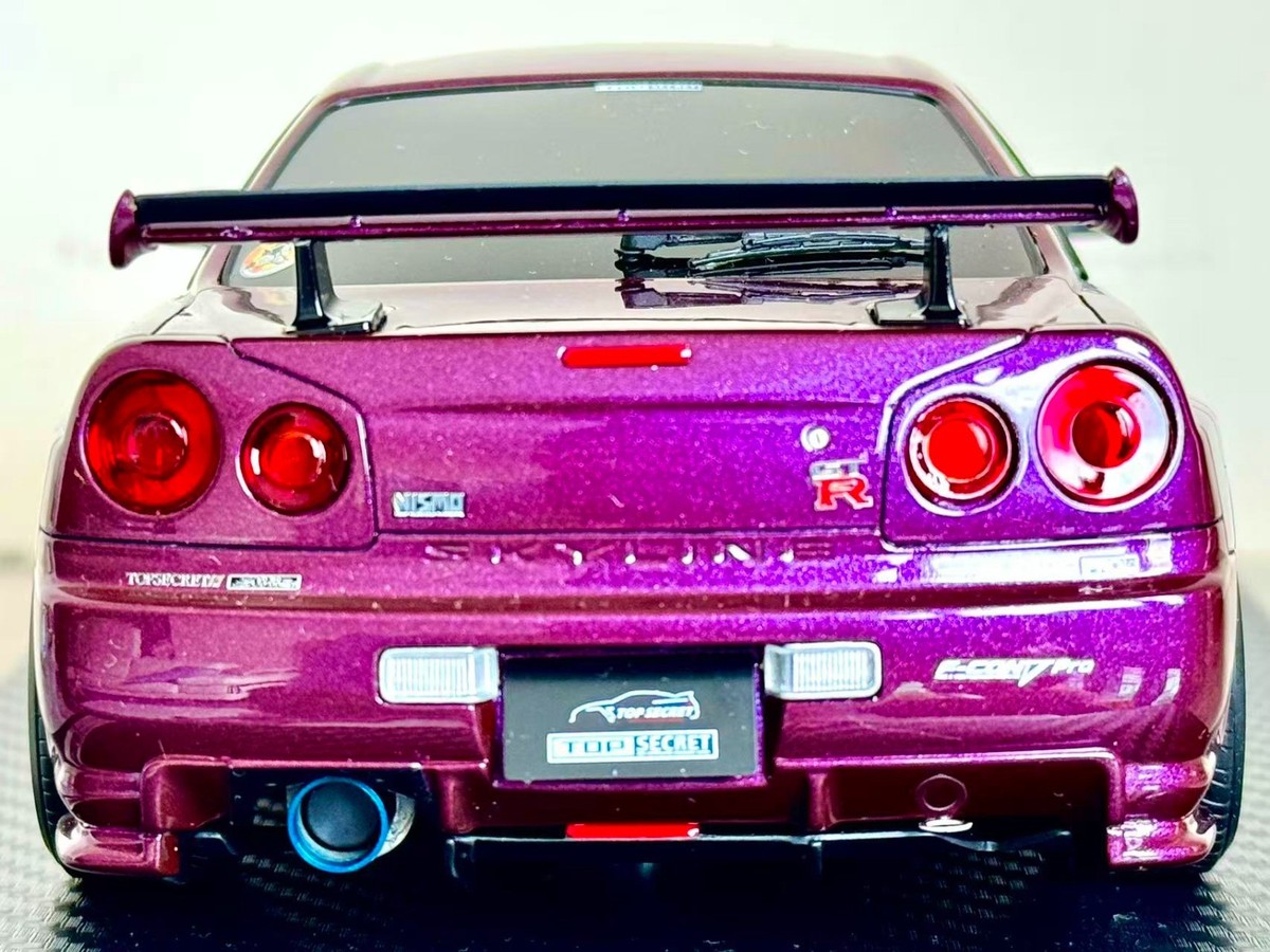 IG1474 Ignition Model 1/18 TOP SECRET Nissan Skyline GTR R34
