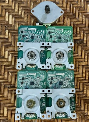 Lot of 5 DC Drive Stepping Motors for Konica Minolta Bizhub C224e Nidec Working