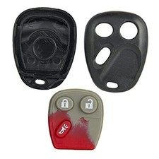 Replacement for New Shell Case and Button Pad for Remote Key Fob with FCC