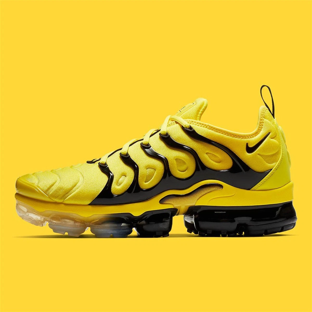 ?? NIKE Air VaporMax Plus \'Opti Yellow\' Sneakers BUMBLEBEE Shoes Men Sz 10 - G Nike Air Vapormax Plus Shoes Mens 10 Bumblebee Yellow Black  main image 2