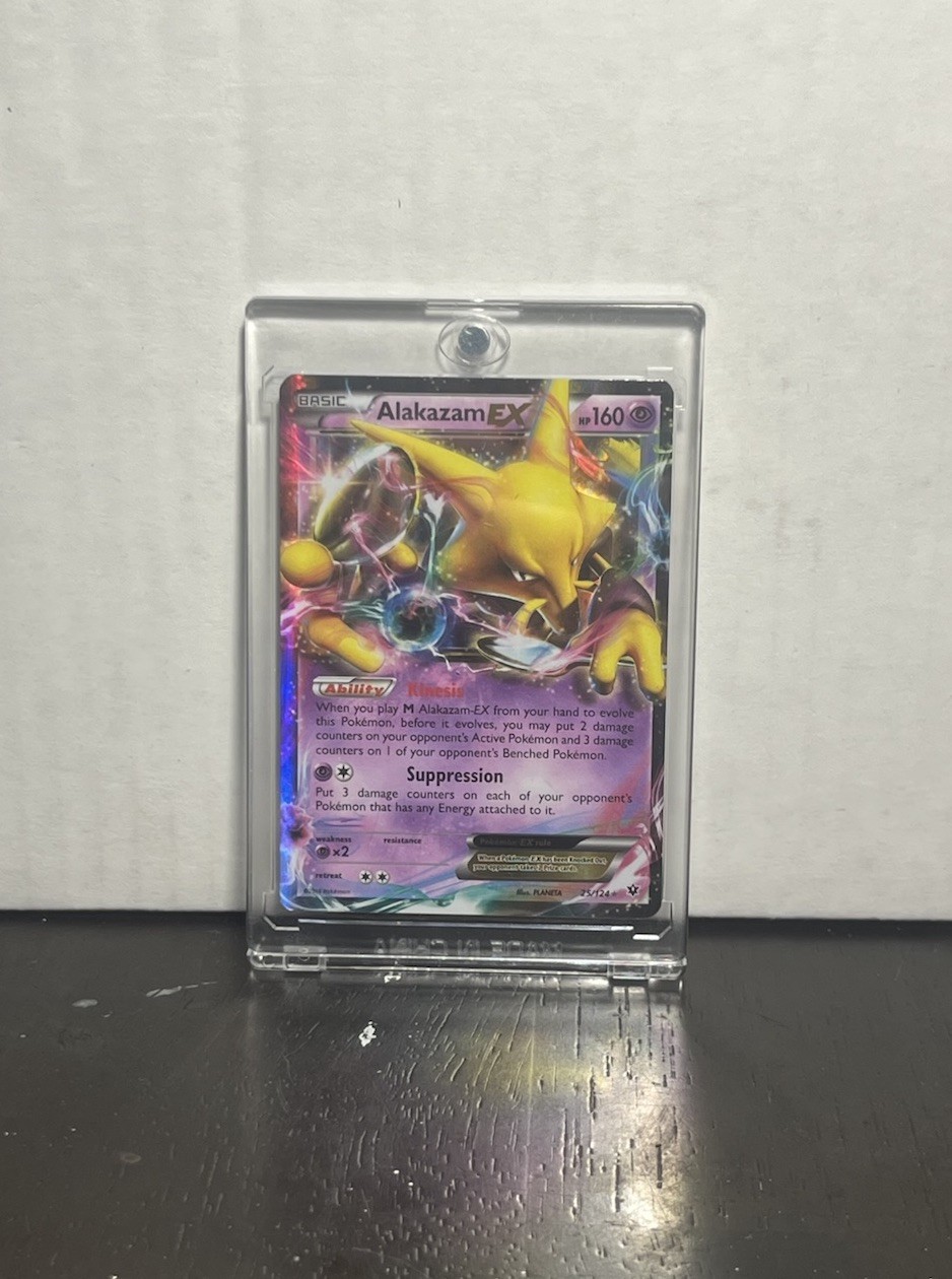 Pokemon TCG Fates Collide - Alakazam EX 25/124 Holo NM/LP