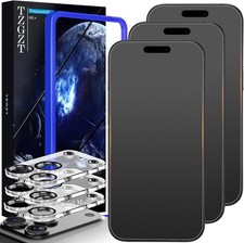Anti-Blue Light 3 Pack for iPhone 17 Pro Max Matte Screen Protector Tempered