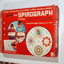 VINTAGE 1967 Kenner SPIROGRAPH Drawing Set No. 401 w/ Original Box, Ages 4-7