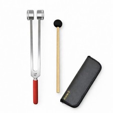 NS Crafts® Forcella Tuning 128Hz con Impugnatura Dolori Articolari Relax Terapia Guarigione