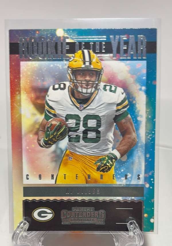 2020 Panini Contenders - Rookie of the Year Contenders #RY-AJD A.J. Dillon
