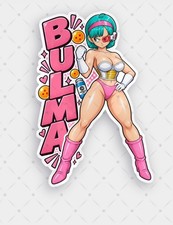 5 Waifu Glossy Sticker Bulma Dragon