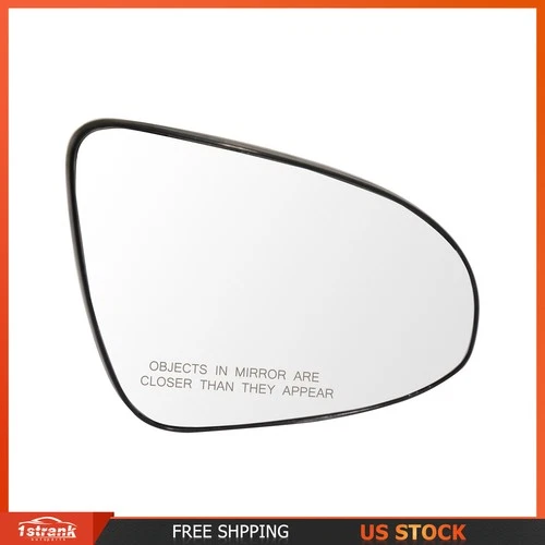 Mirror Glass For 2012-2017 Toyota Camry Passenger Side  Chrome Convex Glass