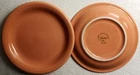2 Fiesta Ware Tangerine Desert/Salad Plates by Homer Laughlin China Co.