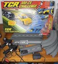 Rare 1991 TYCO Race Track Set TCR 300zx Challenge 1 Slot Car Black Nissan As Is