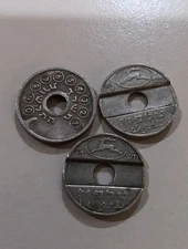 1960s Israeli Telephone Token, vintage Israel Postal Company "Asimon" token