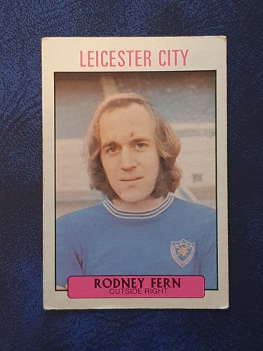 Futbolista A&BC 1971/72 espalda púrpura - #222 Rodney Fern - Leicester City (B)