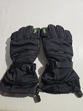 HEAD BLACK/Green KIDS JUNIOR Large GLOVES HEAT PACK POCKET DUPONT SORONA