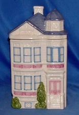 Row House Cookie Jar Canister
