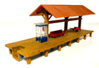 HO Scale Life Like Pikesville Junction Depot And Train Station Platform — photo 3