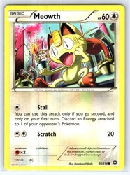 Meowth 88/114 Steam Siege Common