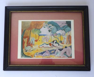 Art Print Reproduction The Joy of Life by Henri Matisse Wood Framed