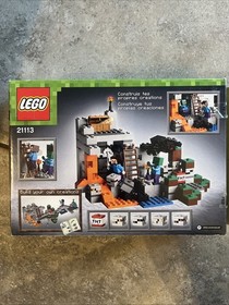 Lego Minecraft (21113) Complete With Box, Manual, and Extra Pieces (RETIRED)