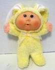 Cabbage Patch Kid, Newborn, Long eared bunny, Sewn-in face, plush body, Mint