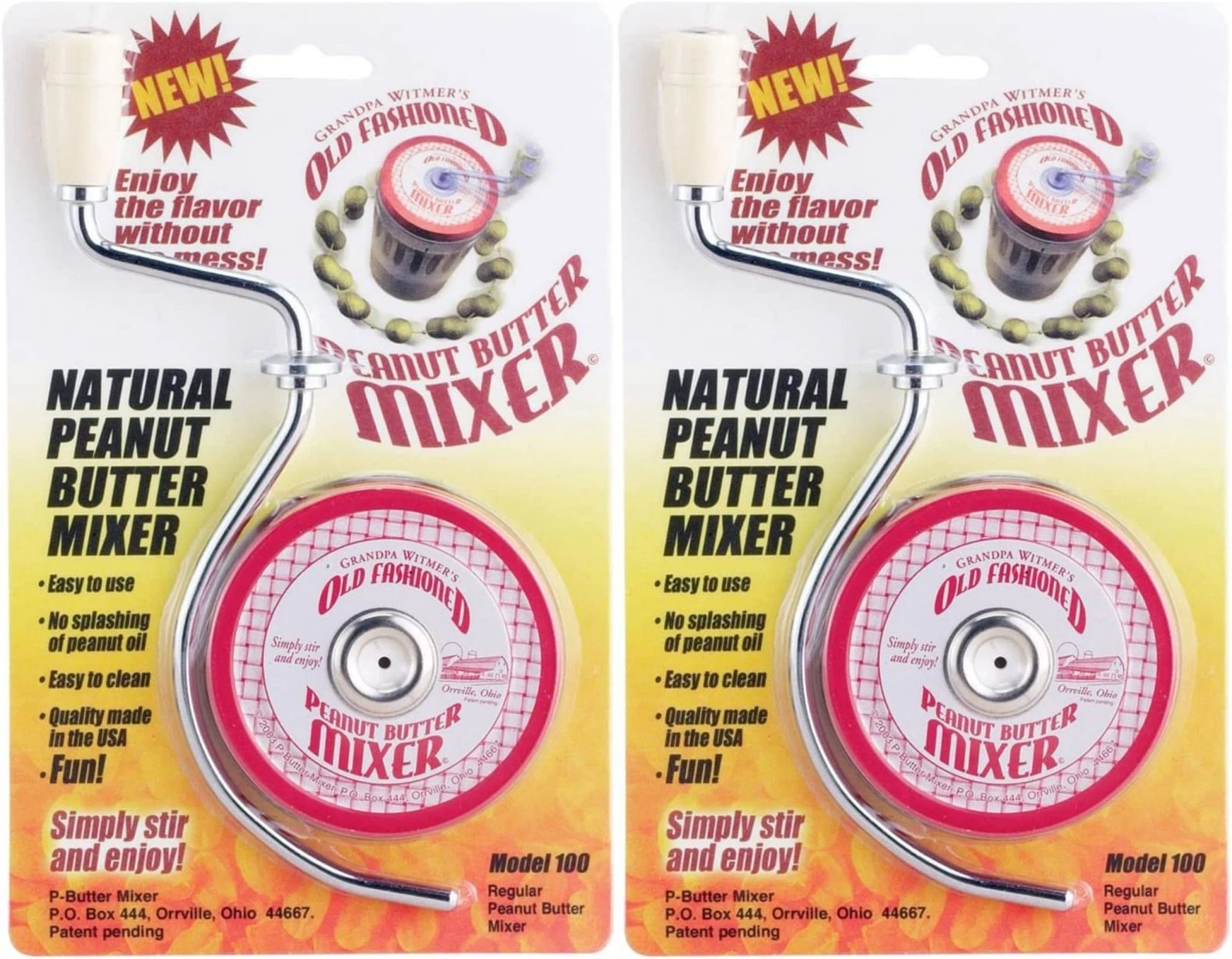 Grandpa Witmer’s Old Fashioned Peanut Butter Mixer, Large (2-Pack)
Opens in a new window or tab