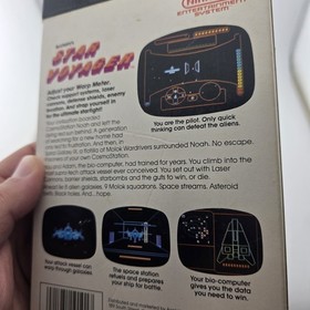 Star Voyager - Box Only - Nintendo Nes - Authentic (No Game)