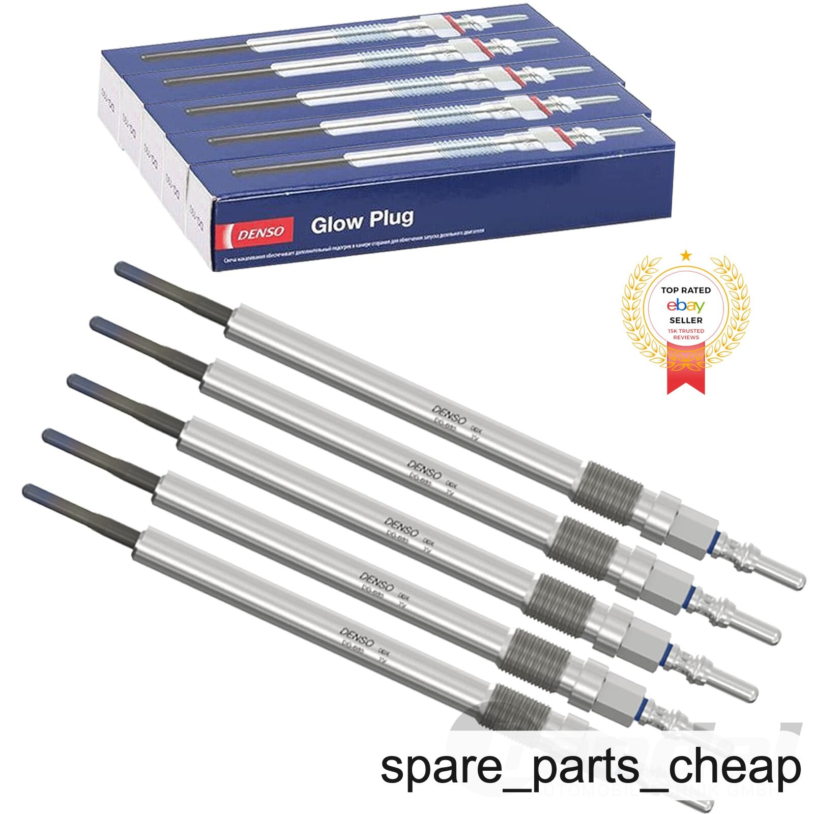 5x DENSO GLOW PLUGS Fits VOLVO C30 S60 II V50 XC60 I XC70 II XC70 II