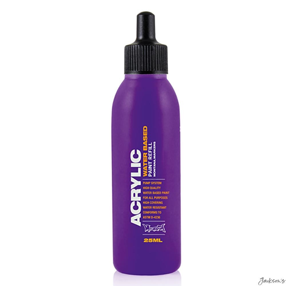 Montana Acrylic Marker Refill Water Based Paint 25ml Shock Lilac For Markers