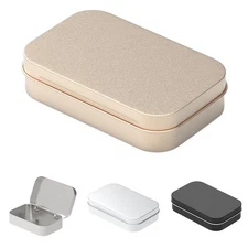 Multifunctional Flip Top Case with Hinged Compartment for Survival Tools