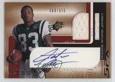 2001 SPx SPx Signed Rookie Stars Jersey /550 Santana Moss (Red) #102 Auto j4h