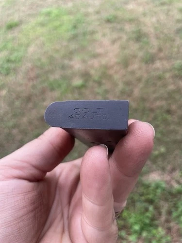 Original Colt 1911 magazine pinned base WW2 WWII C/M Commercial To Military Cmp